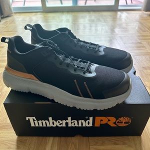 Men's shoes Timberland PRO Setra CompToe Sneakers Size 13 US NIB black/copper
